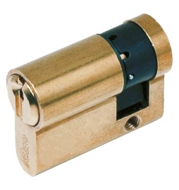 CILINDRO SAGOMATO MONOPROFILO 'F5' mm 25+10+5  40 ottonato (30+10)