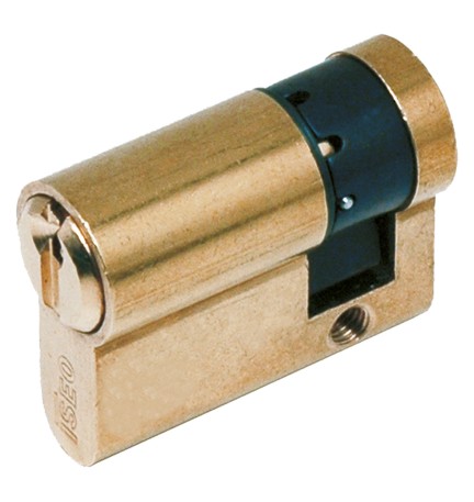 CILINDRO SAGOMATO MONOPROFILO 'F5' mm 25+10+5  40 ottonato (30+10)