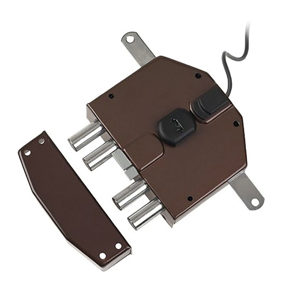 SERRATURA ELETTRICA DA APPLICARE TRIPLICE ART. 682 Dx - cilindro 70 mm