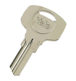 CHIAVE OTTONE NICHELATO lunghezza 23,65 mm - 4 perni