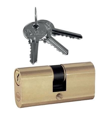 CILINDRO OVALE DA INFILARE mm 22+10+22  54 (27+27)