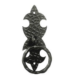 MANIGLIA AD ANELLO CON PIASTRA mm 45