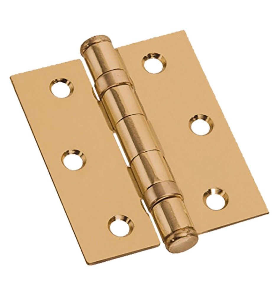 CERNIERA CON CUSCINETTI BRONZATA mm 75 x 65 - sp.2