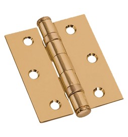 CERNIERA CON CUSCINETTI BRONZATA mm 75 x 75 - sp.2