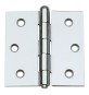 CERNIERA IN ACCIAIO INOX ART.124IN mm 64 x 64