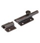 CATENACCIO TRASVERSALE ASTA TONDA ART.216 mm 80 - acciaio bronzato