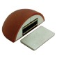 BLOCCAPORTA MAGNETICO mm 52 x 32 - finitura alluminio