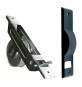 AVVOLGITORE AUTOMATICO SEMINCASSO mt 6 interasse 165 - placca nera
