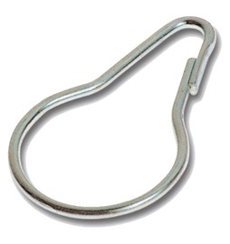 GANCI PER TENDA DOCCIA Ø mm. 30,5 medio - cf.100 pezzi