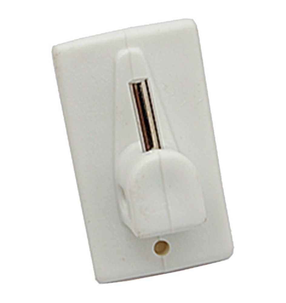 GANCIO ADESIVO IN PLASTICA PER BRIS BRIS colore bianco