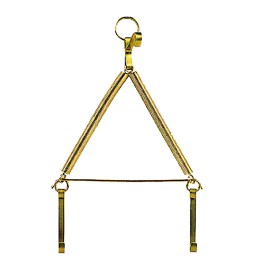 GANCIO A MOLLA APPENDIPIATTI N. 3 cf. 1 pz - Ø 22 a 33 mm