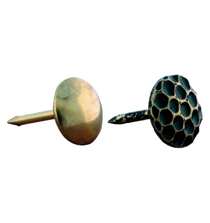 BULLETTE PER TAPPEZZIERE mm 9 ottone sfumate cf. 500 pz