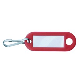 TARGHETTA PORTACHIAVI con moschettone cf. 100 pz