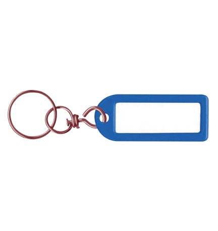 TARGHETTA PORTACHIAVI mm 63 x 16 - con givolare cf.200 pz