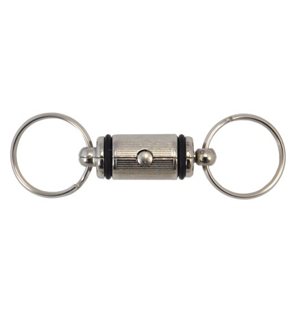 MOSCHETTONE DUPLICE anelli girevoli