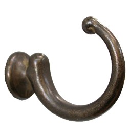 GANCIO PER TENDA piccolo mm 24 x 9 - bronzo