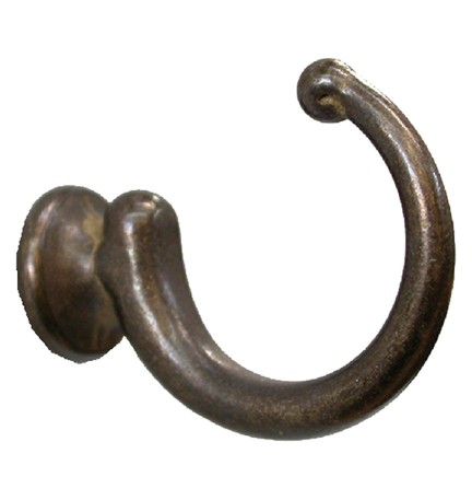 GANCIO PER TENDA piccolo mm 24 x 9 - bronzo