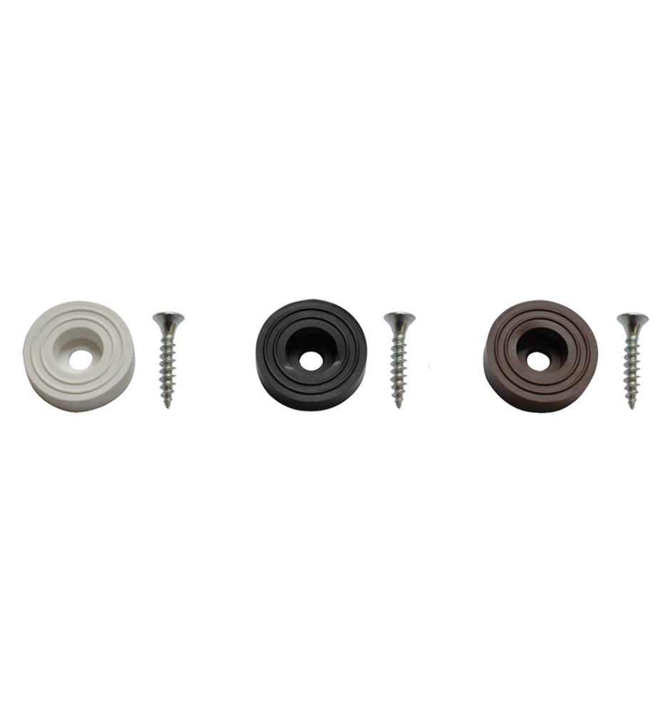 SOTTOSEDIA CON VITE ø 23 nero - stecca da pz 8