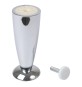PIEDINO PER MOBILI REGOLABILE CONICO h.mm 120 - cromo satinato