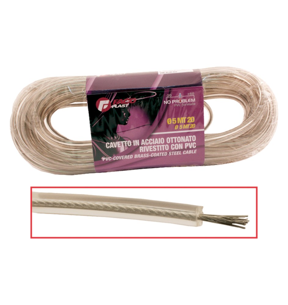 CAVETTO STENDIBIANCHERIA ø 5 x mt 30