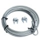 FUNE ACCIAIO ZINCATO PRETAGLIATA GANCIO ASOLA mm 4 x 3,0 mt