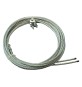 FUNE ACCIAIO ZINCATO PRETAGLIATA GANCIO A 'T' mm 4 x 2,5 mt