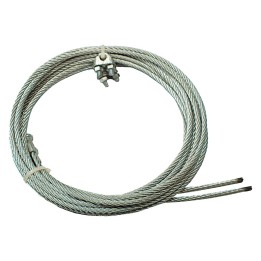 FUNE ACCIAIO ZINCATO PRETAGLIATA GANCIO A 'T' mm 4 x 3,0 mt