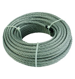 FUNE ACCIAIO INOX '316' mm 4 x rt. 25 mt