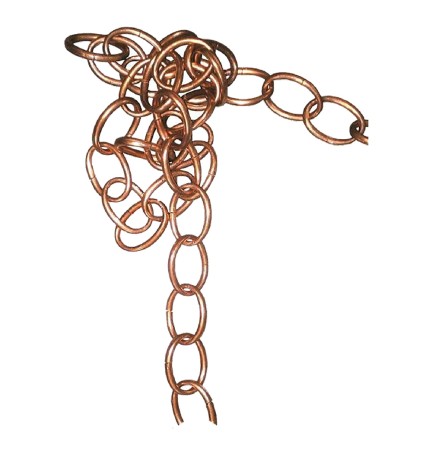 CATENA ORNAMENTALE OVALE 30 mt - bronzata