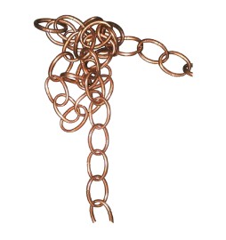 CATENA ORNAMENTALE OVALE 30 mt - ottonata