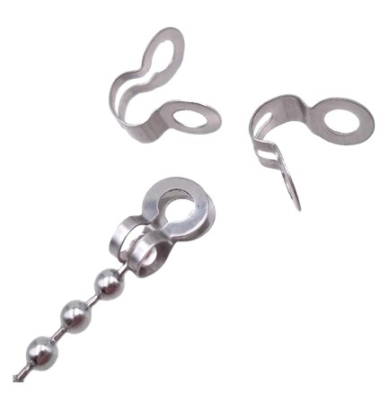 TERMINALE 'EASY' PER CATENA Ø 3,6 mm / cf.25 pezzi - ottonato