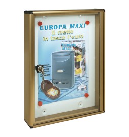 BACHECA PORTA AVVISI 1 FOGLIO cm 30 x 5 x 40 - bronzo