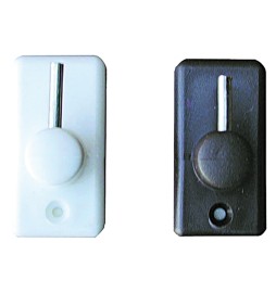 GANCIO ADESIVO IN PLASTICA PER BRIS BRIS marrone