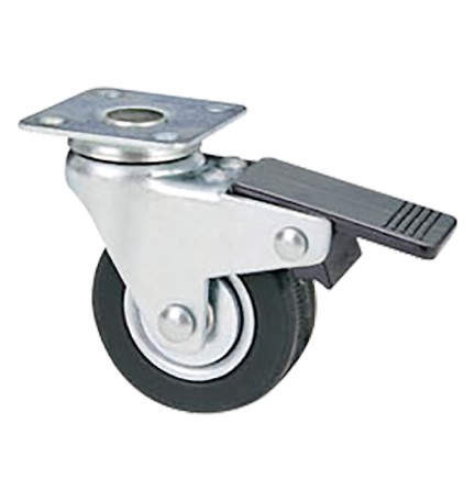 RUOTA PER MOBILI ART.160BIS ø 60 piastra mm 60 x 60