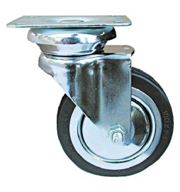 RUOTE PER MOBILI ART.155 ø 100 piastra mm 90 x 70