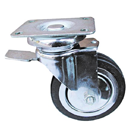 RUOTE PER MOBILI ART.155/BIS ø 100 piastra mm 90x70