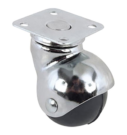 RUOTA PER MOBILI ART.165 ø 40 piastra mm 40 x 40