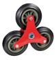 RUOTA GOMMA PIENA CARRELLO PER SCALE ø mm 160 x 20 (set 3 ruote)