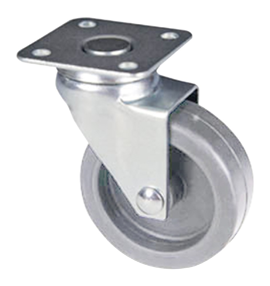 RUOTA PER MOBILI ART. 220 ø 40 - piastra mm 40x40 - grigia