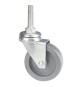 RUOTA PER MOBILI ART. 220/B ø 60 - perno mm 12 x 25 - grigia