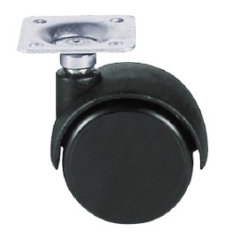 RUOTA PER MOBILI DOPPIA ø 30 pz 4 - piastra mm 28 x 28