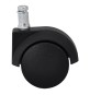 RUOTA PER MOBILI DOPPIA ø 50 pz 4 - perno mm 11 x 20