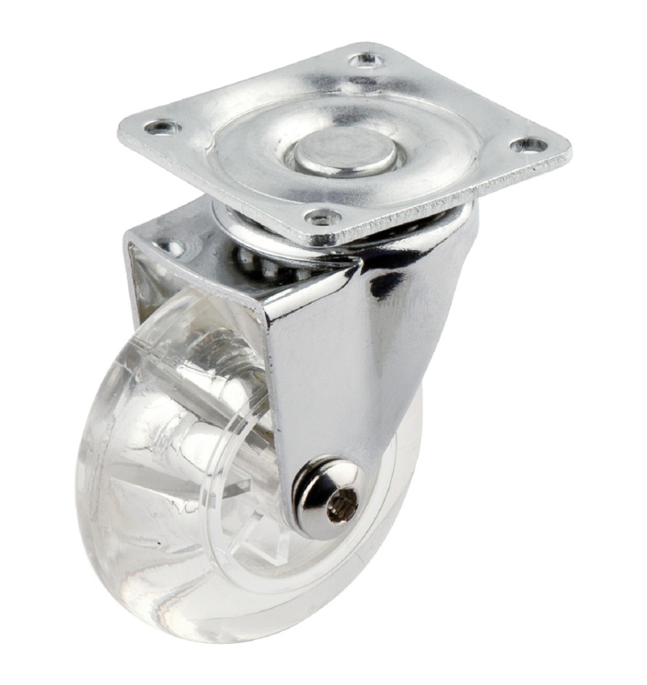 RUOTA PER MOBILI TRASPARENTE ø 50