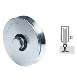RUOTA PER CANCELLI GOLA A 'Y' ART.306Y ø 100