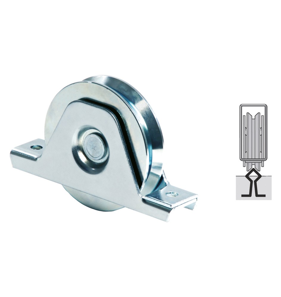 RUOTA PER CANCELLI GOLA A 'Y' ART.335Y ø 120