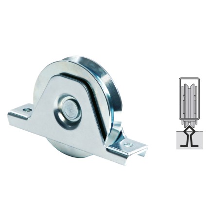 RUOTA PER CANCELLI GOLA A 'Y' ART.335Y ø 120