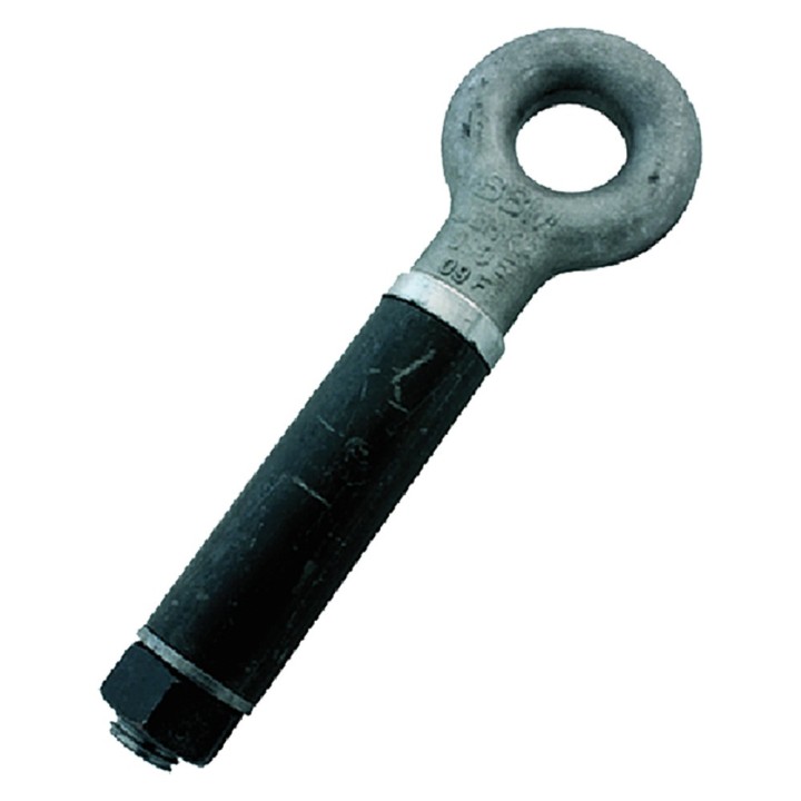 OCCHIONE GIREVOLE PER TIMONE Kg 3000 (massa trainabile) - lungh. cm 23 foro mm 29