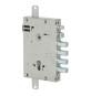 SERRATURA ELETTRICA DA APPLICARE TRIPLICE PER PORTE BLINDATE ART. 15515 E 64 - 2 mandate / 4 catenacci