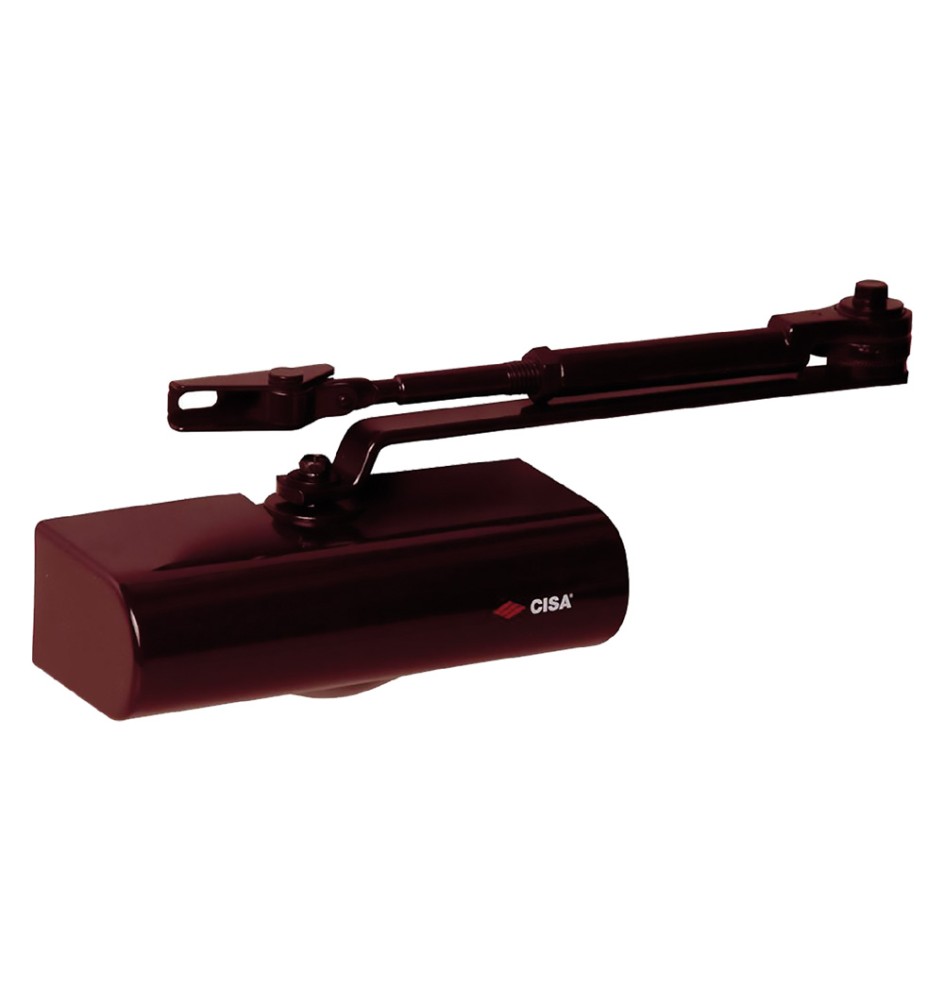 CHIUDIPORTA AEREO 'SMART PLUS 2' C1415 senza fermo - testa di moro