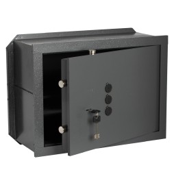 CASSAFORTE CON CHIAVE E COMBINAZIONE '82210' cm 36 x 49 x 25 - 4+2 catenacci